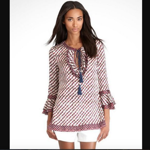Tory Burch Tops - Tory Burch Gwenna Tunic Size 0